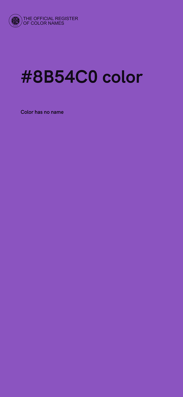 #8B54C0 color image
