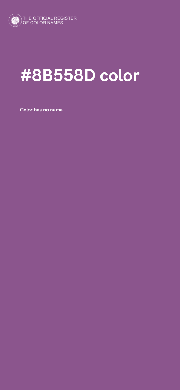 #8B558D color image