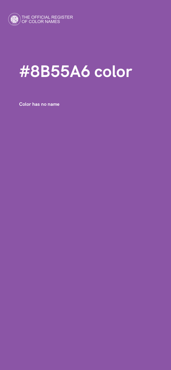 #8B55A6 color image
