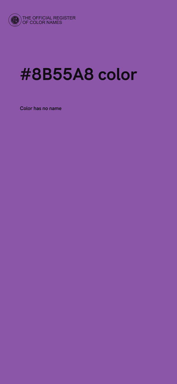 #8B55A8 color image