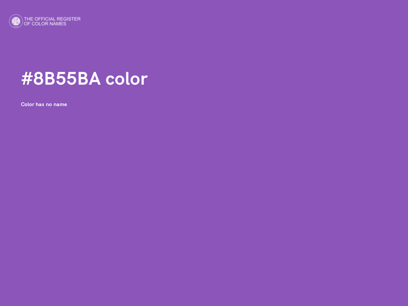 #8B55BA color image