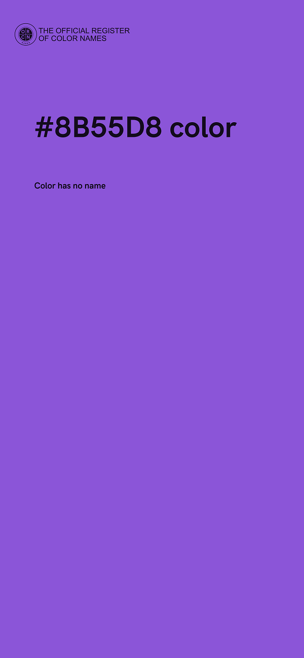 #8B55D8 color image