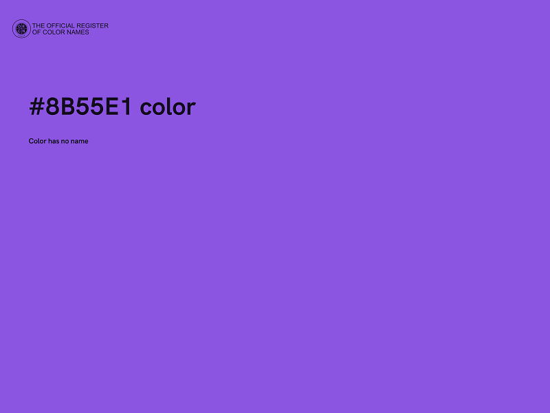 #8B55E1 color image