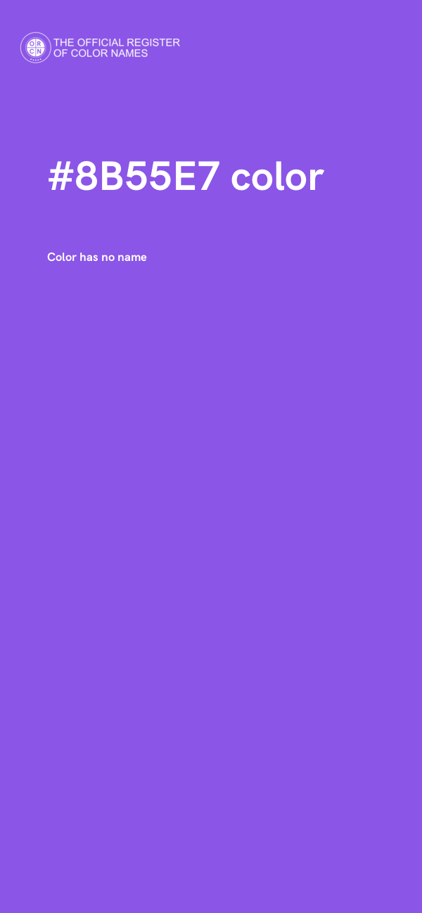 #8B55E7 color image