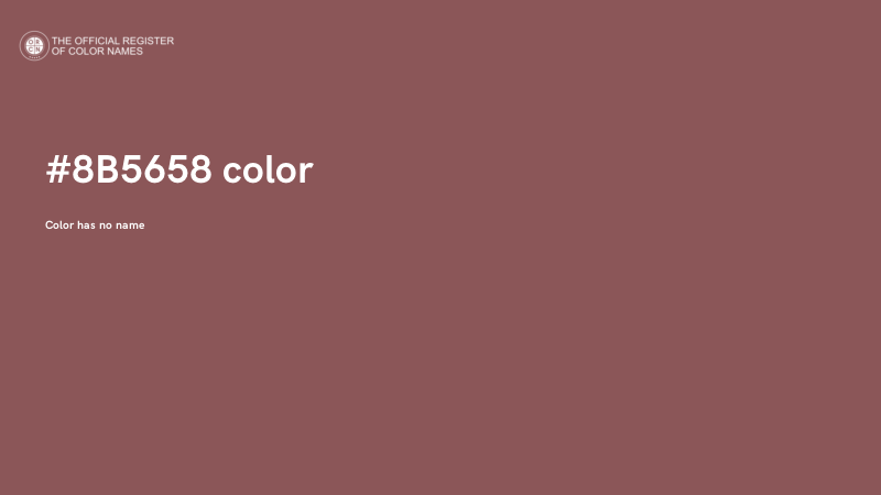 #8B5658 color image