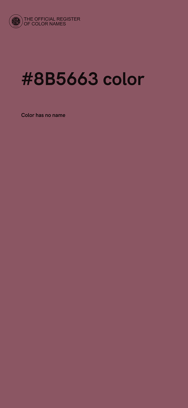 #8B5663 color image