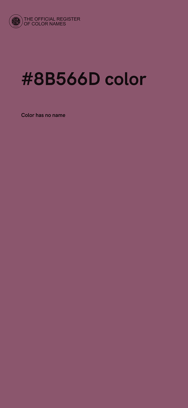 #8B566D color image