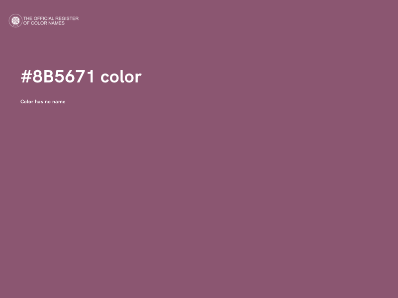 #8B5671 color image