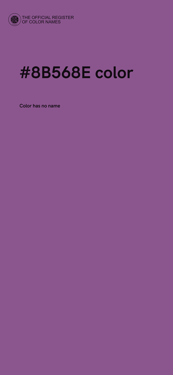 #8B568E color image