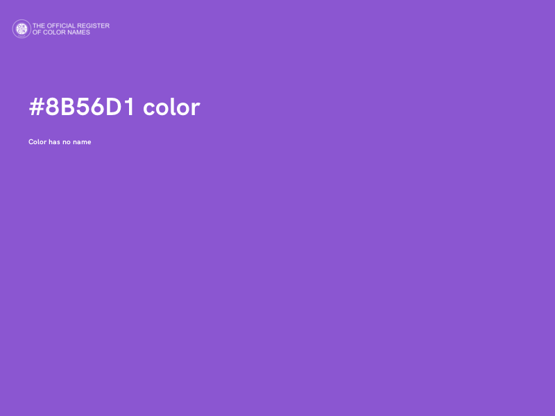#8B56D1 color image
