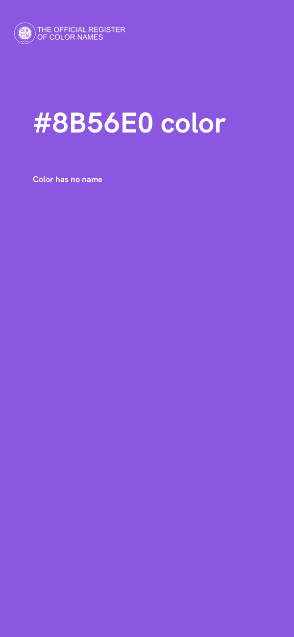 #8B56E0 color image
