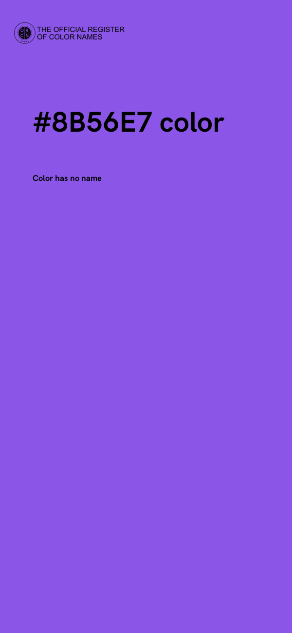 #8B56E7 color image