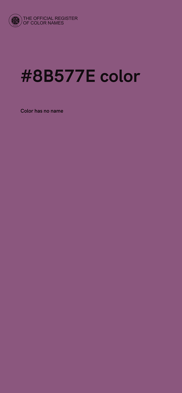 #8B577E color image