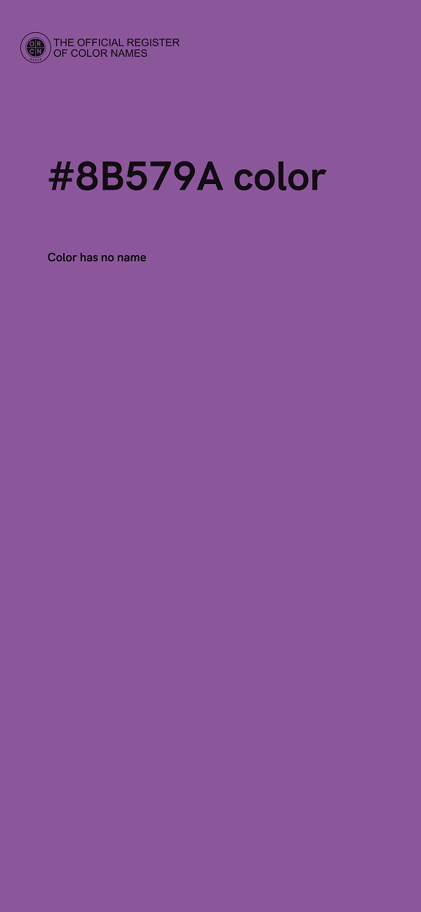 #8B579A color image