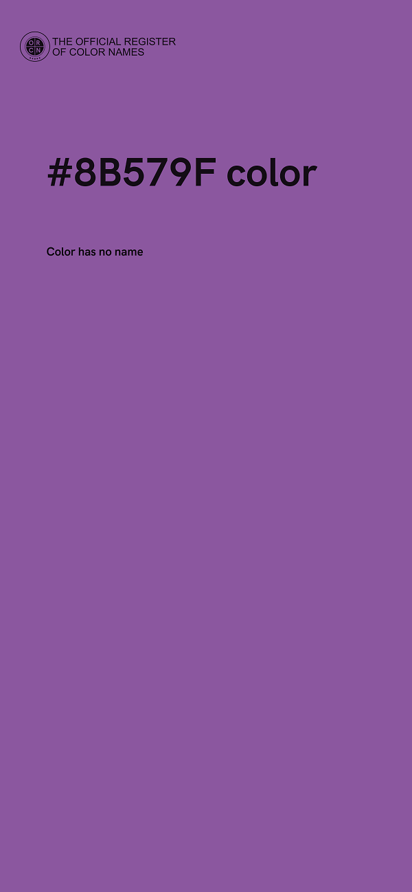 #8B579F color image