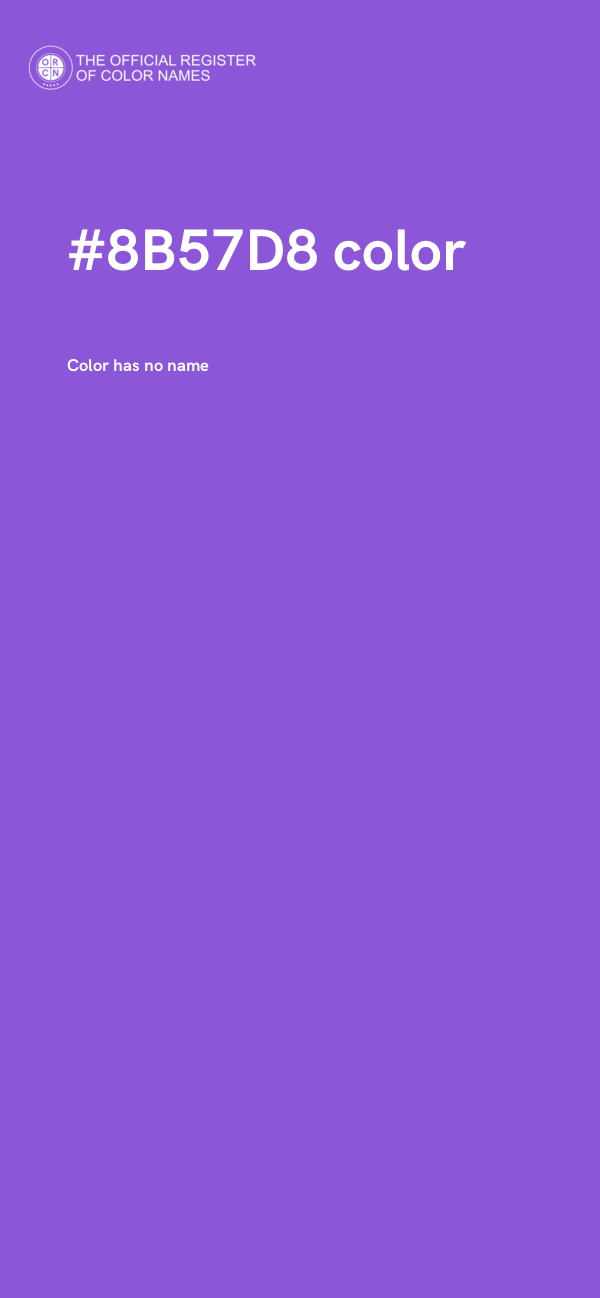 #8B57D8 color image