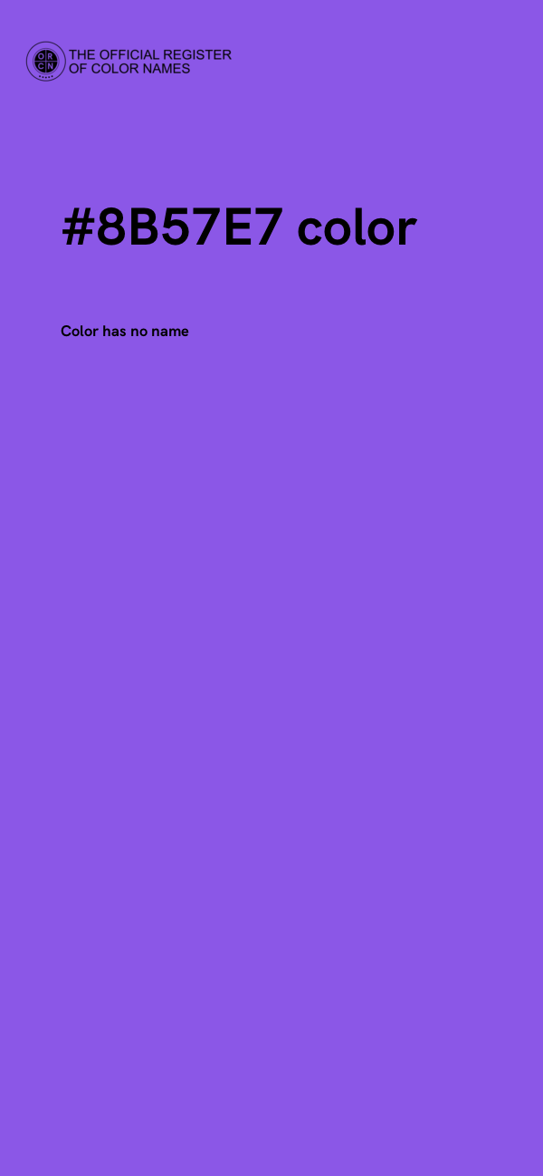 #8B57E7 color image