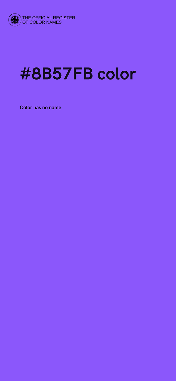 #8B57FB color image