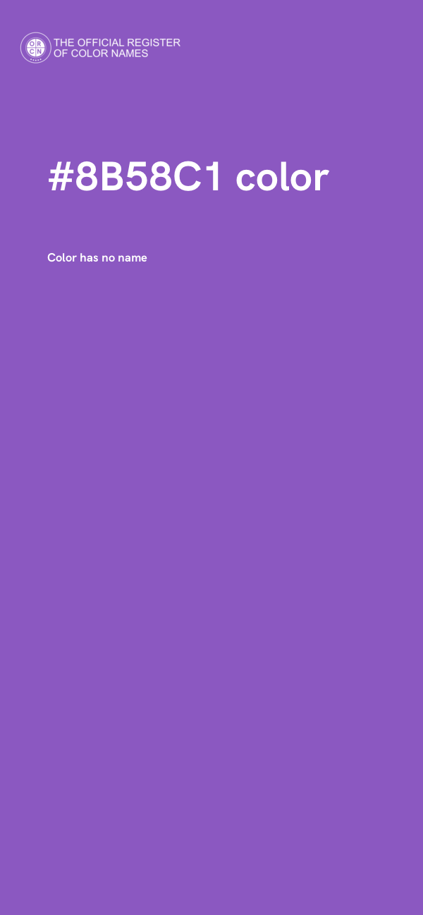 #8B58C1 color image