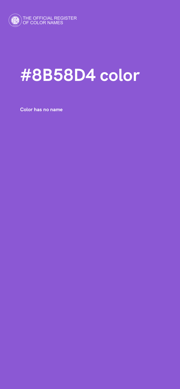 #8B58D4 color image