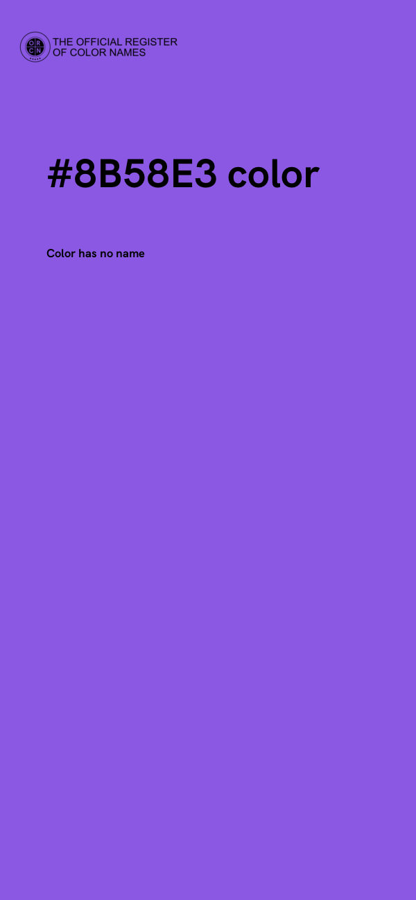 #8B58E3 color image