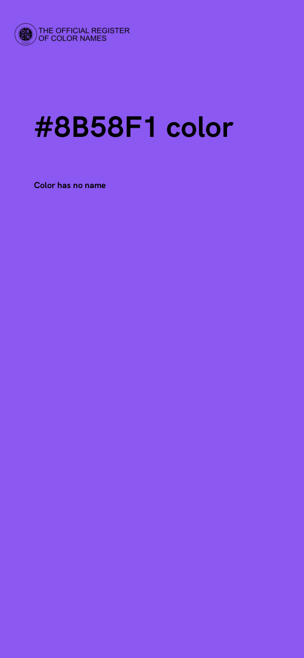 #8B58F1 color image