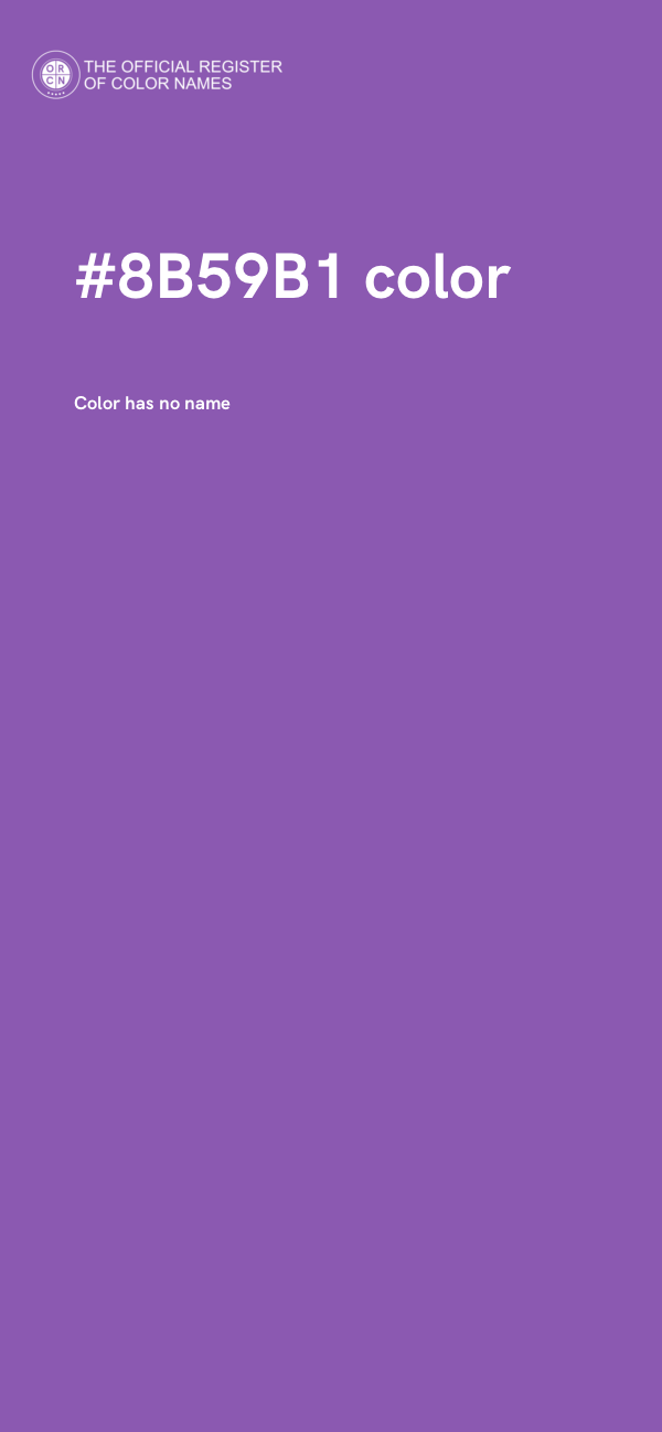 #8B59B1 color image