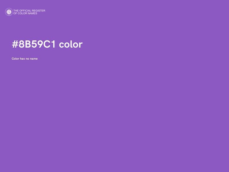 #8B59C1 color image