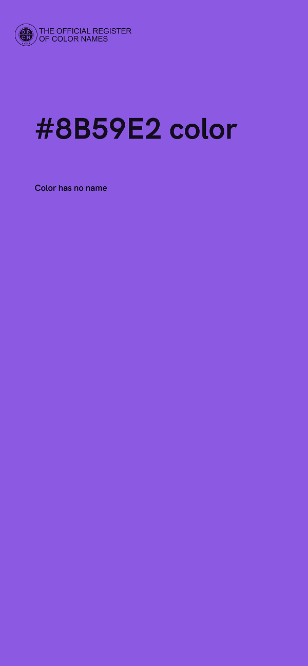 #8B59E2 color image