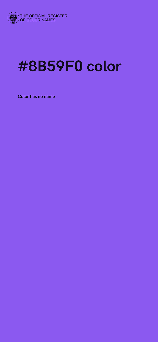 #8B59F0 color image