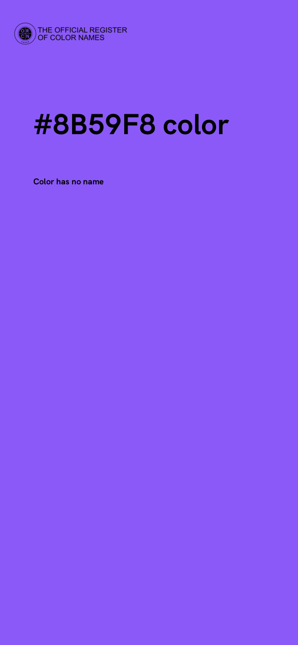 #8B59F8 color image