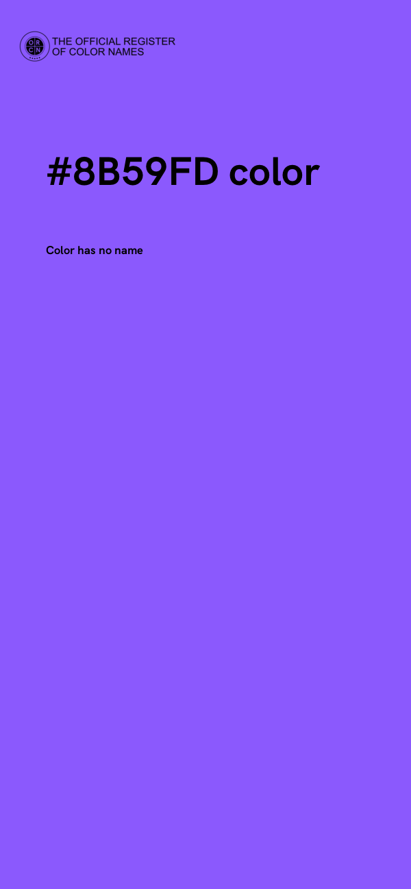 #8B59FD color image