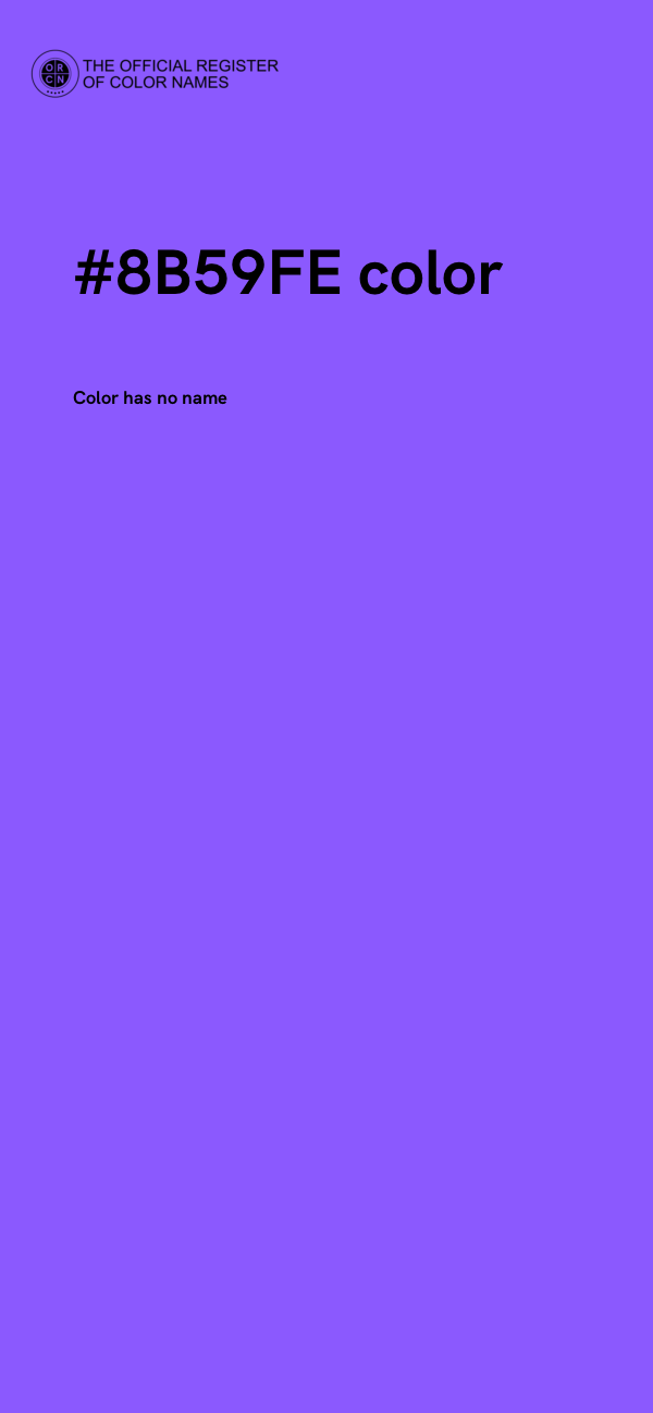 #8B59FE color image