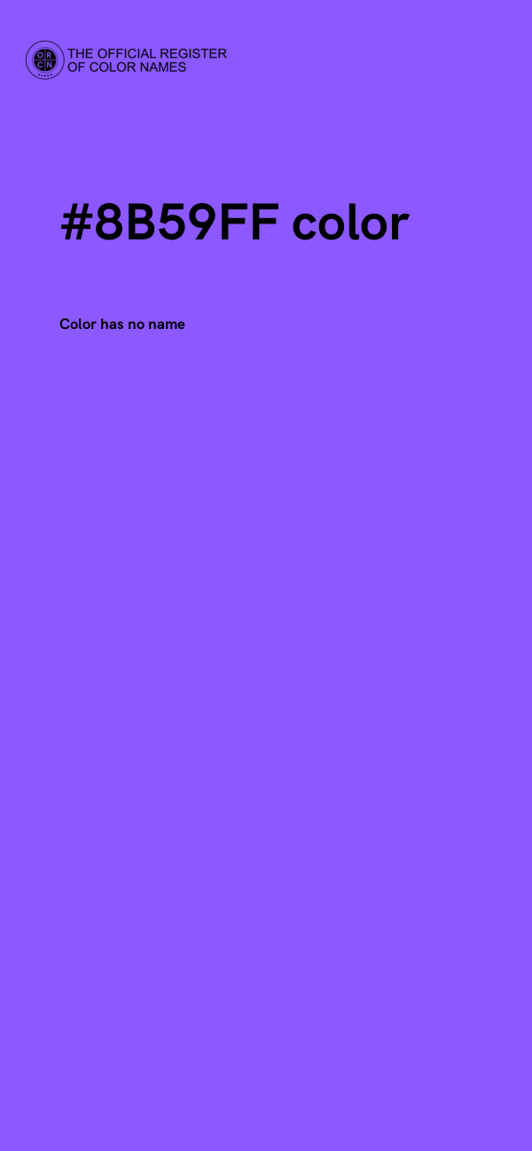 #8B59FF color image