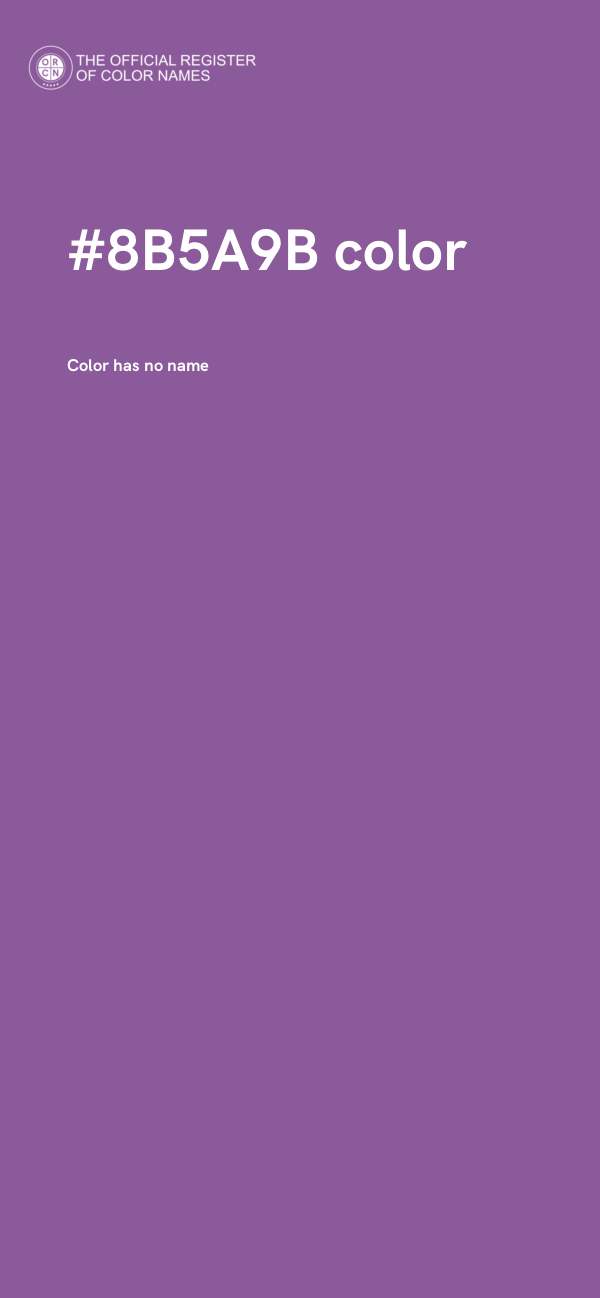 #8B5A9B color image