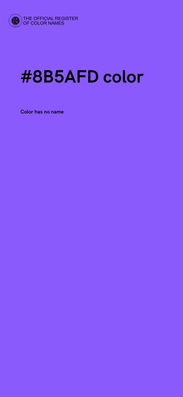 #8B5AFD color image