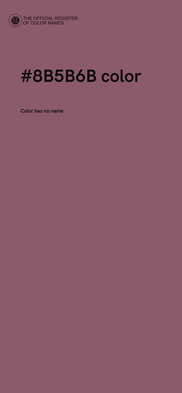 #8B5B6B color image