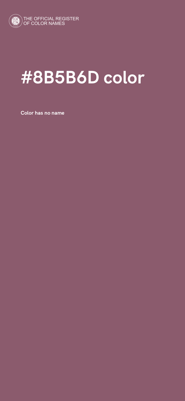 #8B5B6D color image