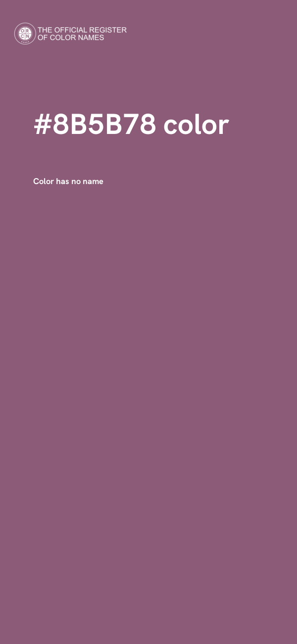 #8B5B78 color image