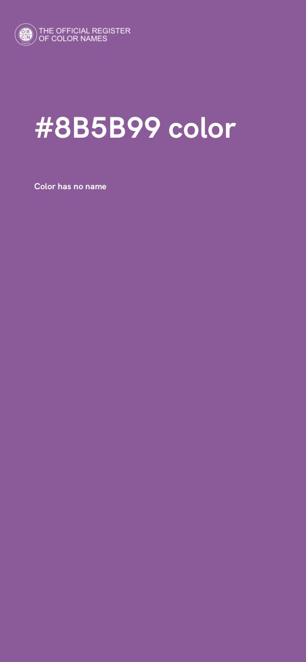 #8B5B99 color image