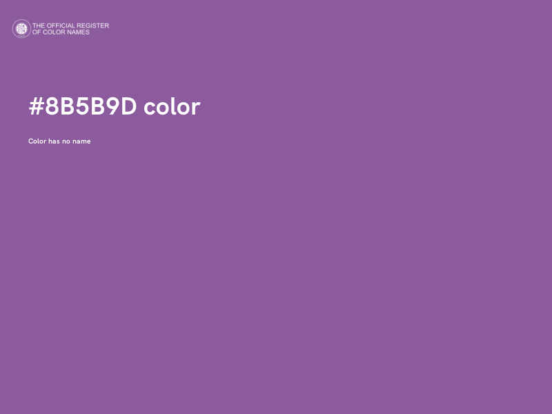 #8B5B9D color image