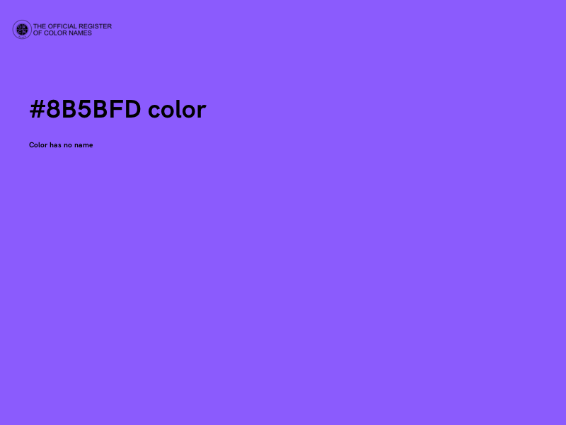 #8B5BFD color image
