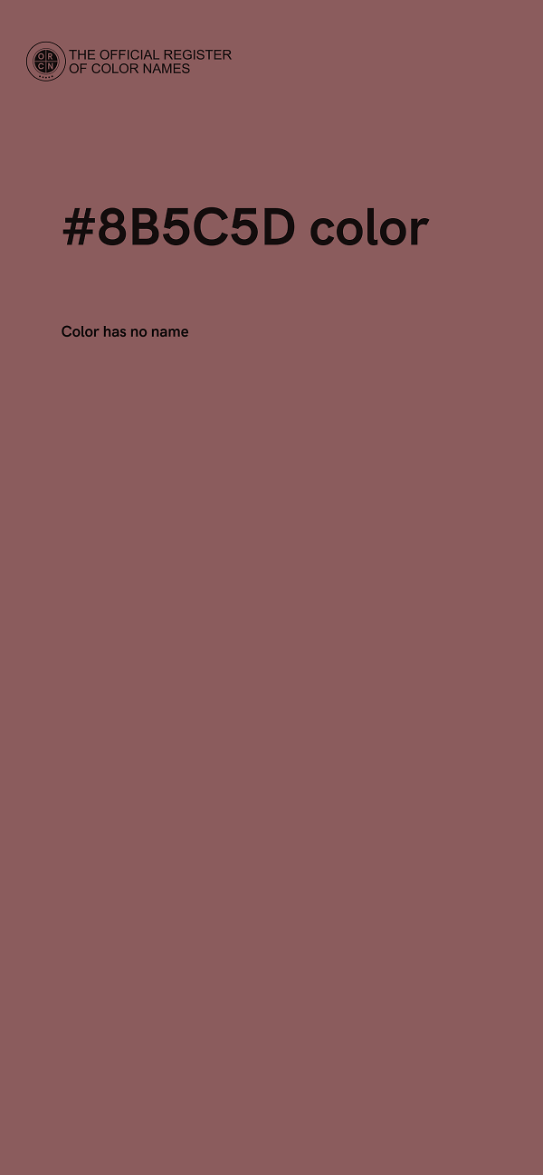 #8B5C5D color image