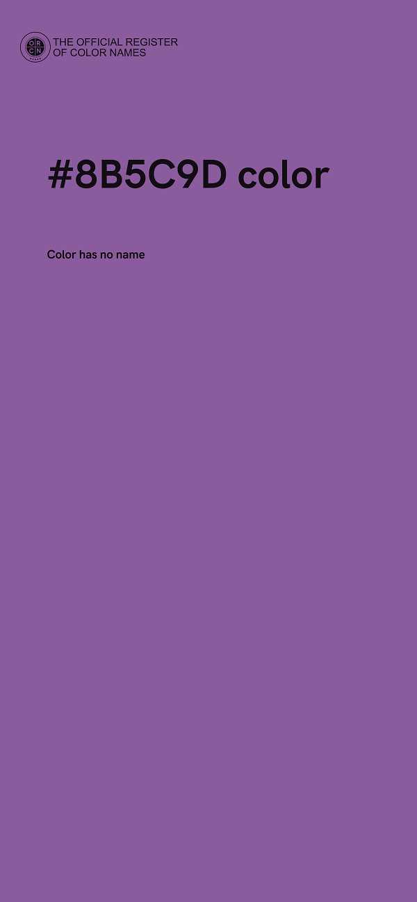#8B5C9D color image