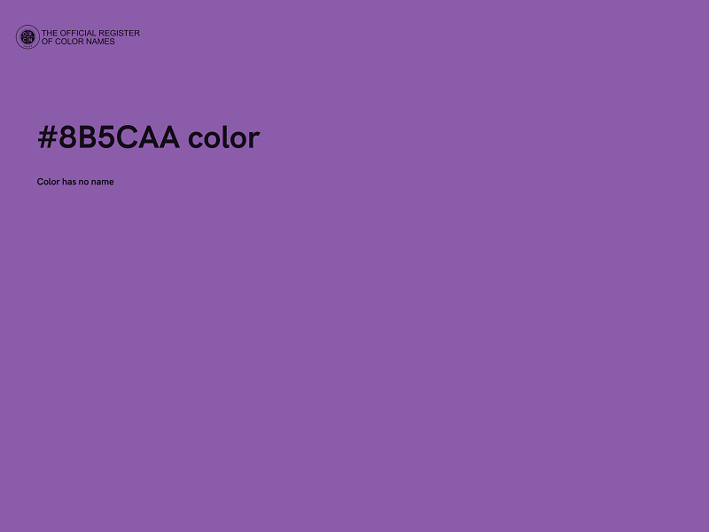 #8B5CAA color image