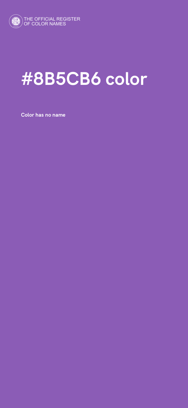 #8B5CB6 color image