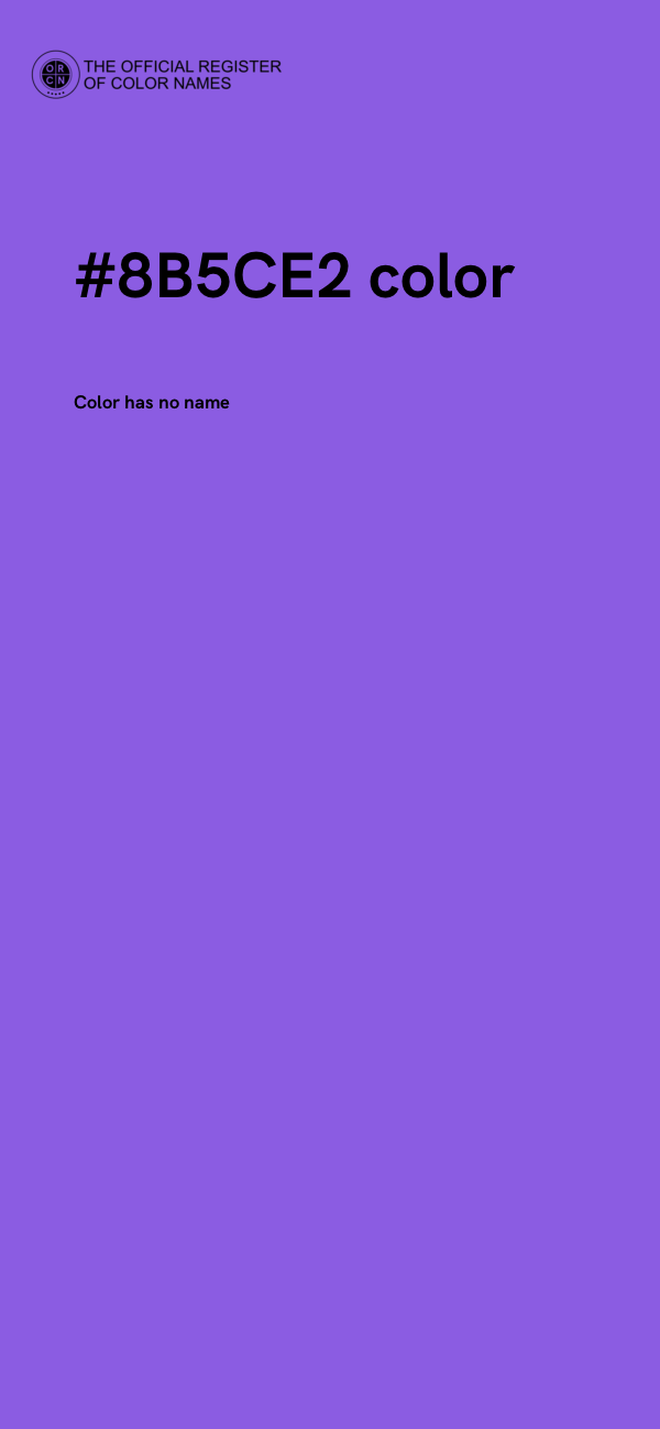 #8B5CE2 color image