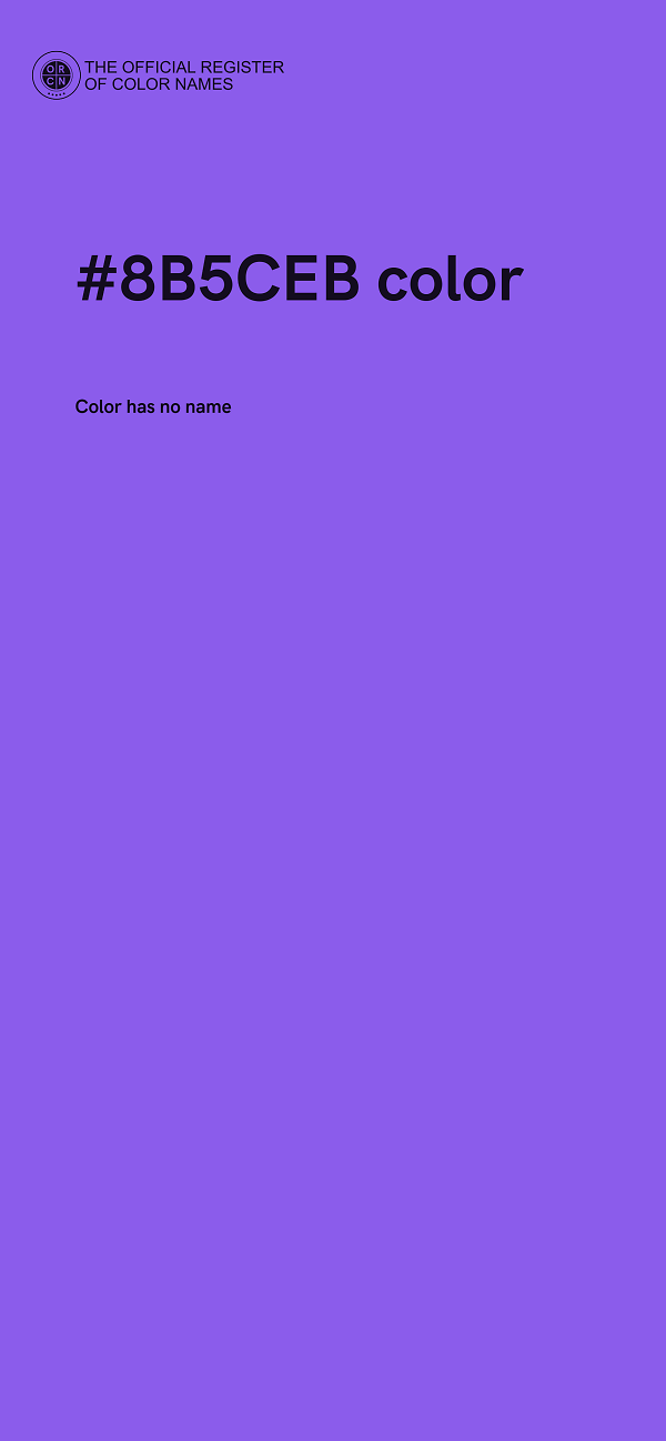 #8B5CEB color image