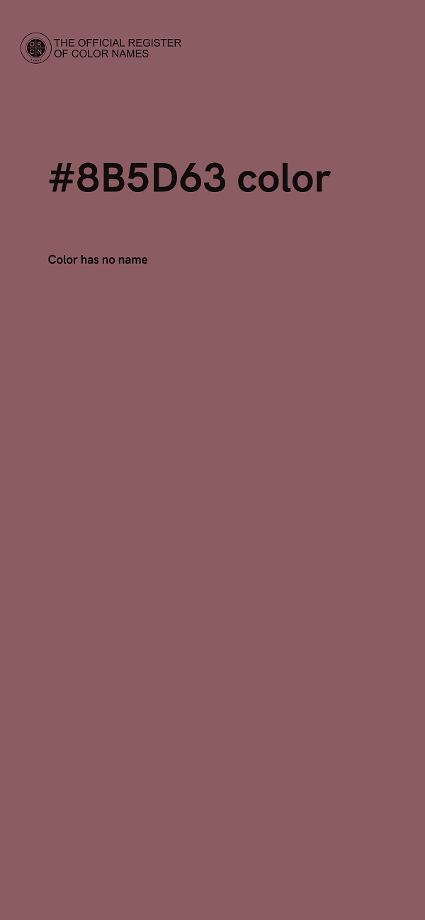 #8B5D63 color image