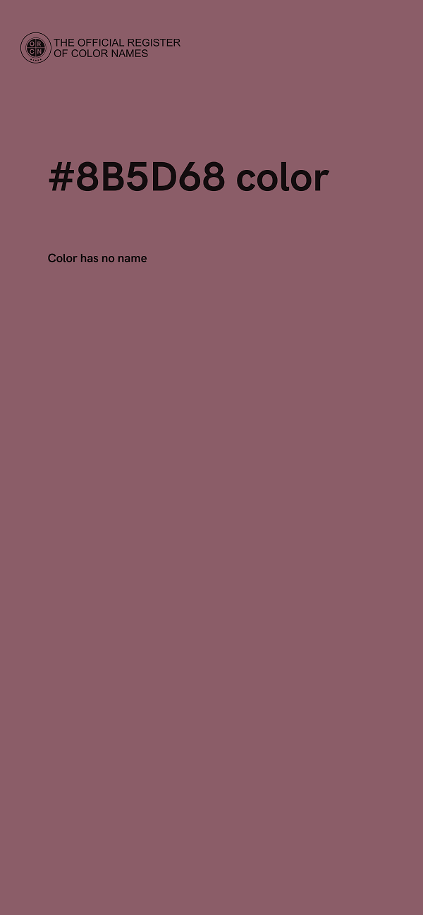 #8B5D68 color image